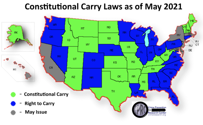 Permitting laws of different states
